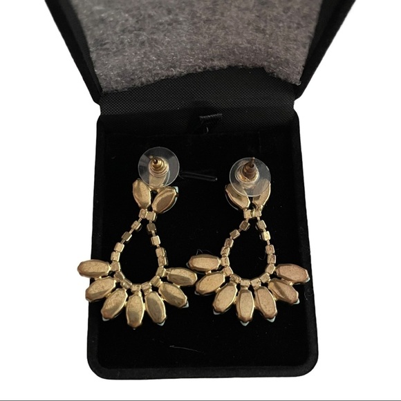 Turquoise Boho Wanderlust Beaded Teardrop Earrings - Picture 3 of 6